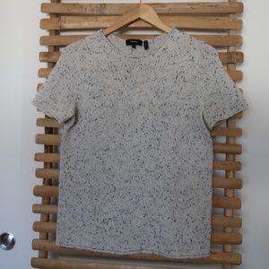 Theory Tolleree Short Sleeve Cashmere Sweater, M